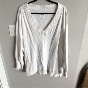 Oversized Aerie v neck sweatshirt